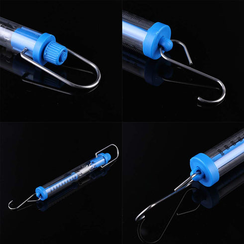 Dynamometer Spring Scale Transparent Spring Balance Hanging Tube Spring Scale 2.5N/10N for Physical Experiment