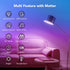 OREiN Matter Smart RGBTW Bulb, Smart Light Bulbs, A19 Color Changing, 2.4GHz WiFi, 800 Lumens, 2 Pack