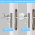 Door Knob Wall Shield, 12PCS Transparent Round Soft Rubber Wall Protector for Door Handle