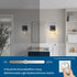 1-Light Dalouguan Bathroom Vanity Light, Black Modern Bathroom Lighting Fixtures with Clear Glass Shade, Farmhouse Wall
