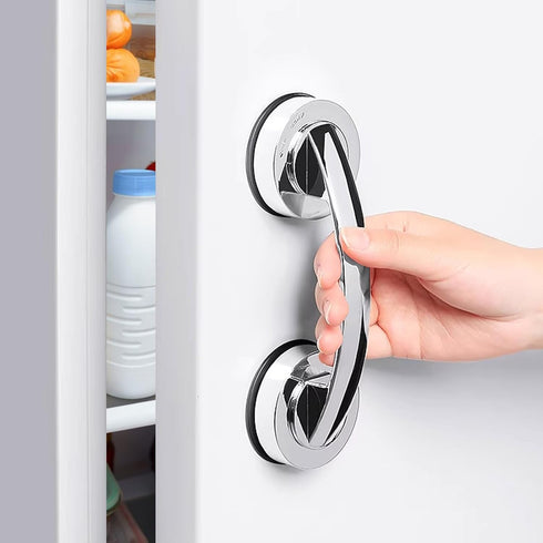 2 Pack Suction Cup Door Handle for Glass Door, Bathroom, Mirror, Cabinet,