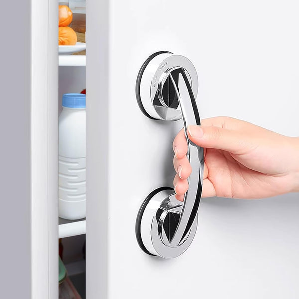 2 Pack Suction Cup Door Handle for Glass Door, Bathroom, Mirror, Cabinet,