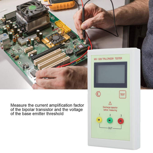 Multi-Functional Transistor Tester, Inductance Capacitance Electronic Meter for NPN and PNP Bipolar Transistors