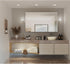 1-Light E26 Progress Lighting Replay Collection Etched White Glass Modern Bath Vanity Light Brushed Nickel