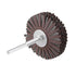 uxcell 1/4-Inch Shank Abrasive Cloth Flap Wheel Sanding Star, 180 Grit for Woodworking Furniture Polishing