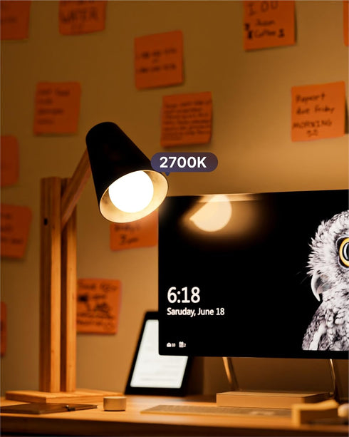Sunco Lighting - 10 Pack 3W=40W A19 LED Light Bulbs, CRI91, 2700K White, 250 Lumens, E26 Base, Indoor/Outdoor