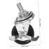4Pcs Caster Wheels with Brakes Threaded Stem Swivel Cart Wheels for Home and Salon Use Easy to Install Replacement