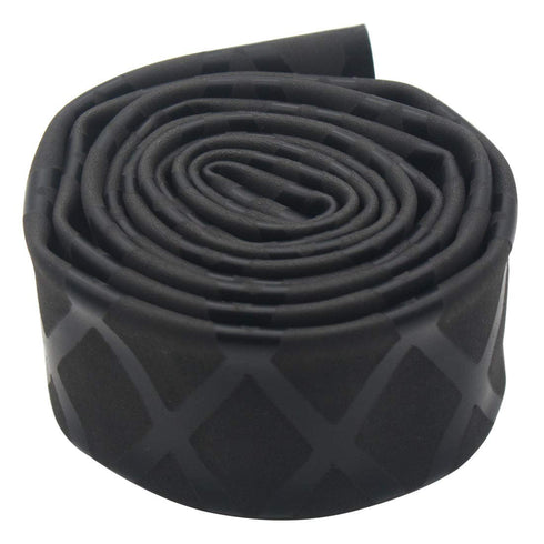 Heat Shrink Tubing for Fishing Rod Wrap, Motorcycle Handgrips, Tools Handle for Better Grip. Black Textured Shrink Wrap