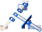 Cabinet Hardware Jig Tool, Drill Guide Sleeve Template for Imperial & Metric, ABS Aluminum Wood Drilling Dowel Ruler
