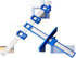 Cabinet Hardware Jig Tool, Drill Guide Sleeve Template for Imperial & Metric, ABS Aluminum Wood Drilling Dowel Ruler