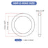 MECCANIXITY Nitrile Rubber O Ring, 0.67" OD, 0.35" ID, 0.16" Width NBR Sealing Gasket Washer, Pack of 10