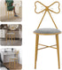 siohdagu 220 lbs Butterfly Stool Chair with Metal Legs and Soft Cushion, Multi-Purpose Modern Seating for Living Room