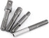 Impact Socket Set Hand Tools, 1/4" Hex Socket Adaptor, 1/4", 3/8", 1/2" Head, Nut Driver Socket Adapter Set