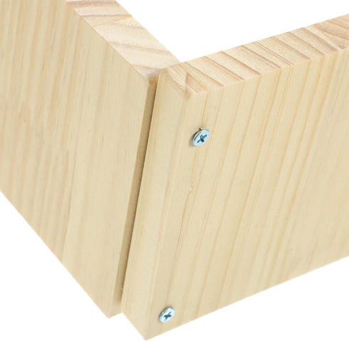 Wooden Letter E Bookends - Stylish Desk Organizer for Books and Files