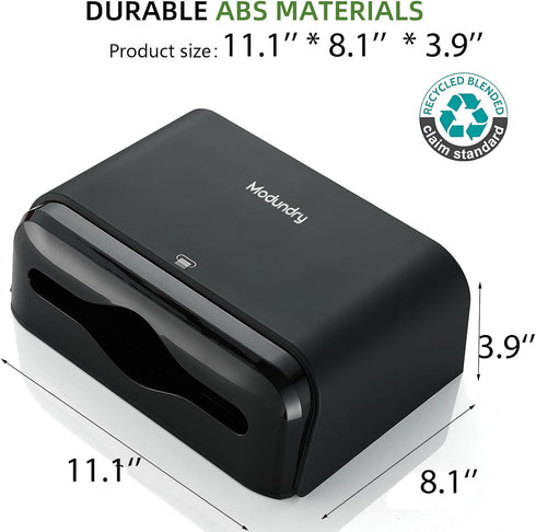 Wall Mount Paper Towel Dispensers, Modundry Multifold Paper Towel Dispenser with Smart Lock, Adhesive No Drilling