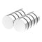 N52 Powerful Rare Earth Magnets, 3/4" D x 1/4" H - 10 Pack, Silver Super Strong Neodymium Disc Magnets for DIY and Craft