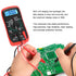 Xl830l Handheld Digital Multimeter with LCD Display and Backlight Overload (XL830L Red)
