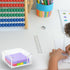 Clear Acrylic Sticky Notepad Holder, 3.94" x 3.94" x 1.77" for Office Desk Accessories, Acrylic Sticky Note Dispenser