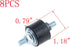 MY MIRONEY M8 Rubber Studs Shock Absorber Anti-Vibration Isolator Mounts, Pack of 8 (30 x 20mm)