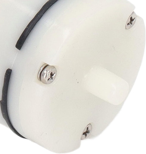 Miniature Vacuum Pump, Micro Air Pump DC Diaphragm Pump with 90 Degree Angle Ports, White