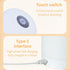 Cravonel 3 2400mAh, Dimmable 2 Pack Portable Baby Night Light, Color Egg Lights for Nursery, Small Rechargeable LED