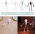 Generic Bulb Changeable Shape Funny Sportsman Night Light, DIY Shape Night Lights Cute Light Man Mini Lamp Suction Cup