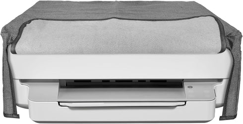 6020e 6055e kwmobile Linen Dust Cover Compatible with HP Envy / Envy Dust Cover - Printer Protection - Dark Grey