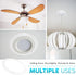 6 Pack 5/6 Inch 8 Inches, 6.14 Inches, Luxrite White Goof Trim Ring for Recessed Lights and Ceiling Light Fixtures