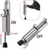 Sumnacon Kickdown Door Stop - Stainless Steel Easy Step Door Stopper, Adjustable Heavy Duty Door Locks Holder