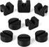 Afcabakila 8 Pcs Universal Jack Stand Pads, 2 Types Rubber Jack Pad &