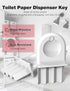 10-Pack Paper Towel Dispenser Key, Toilet Paper Dispenser Key Universal