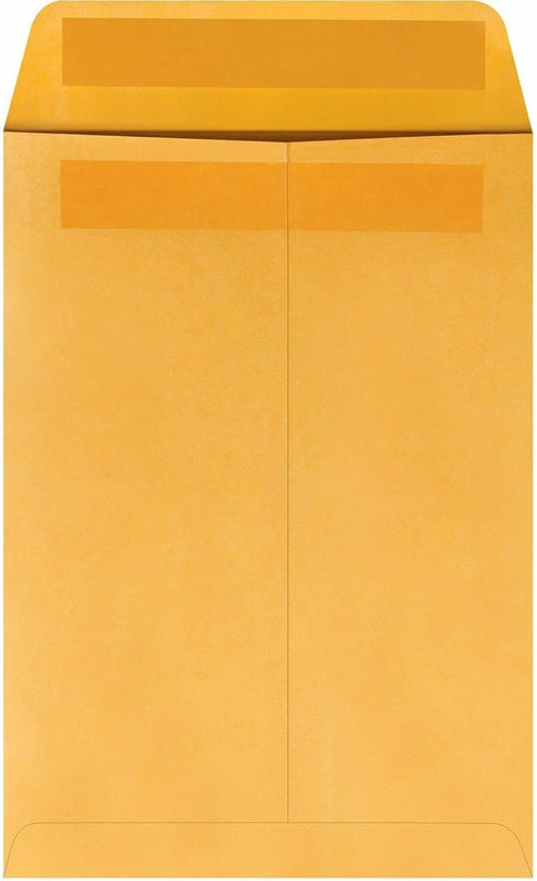 Quality Park Catalog Envelopes, Redi-Seal, Brown Kraft, 7.5 x 10.5, 250 Count (43462)