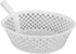 Round Plastic Sieve Large Sifting Pan with Handle Garden Soil Compost Sifter Thickened for Farming Food Screening Fish