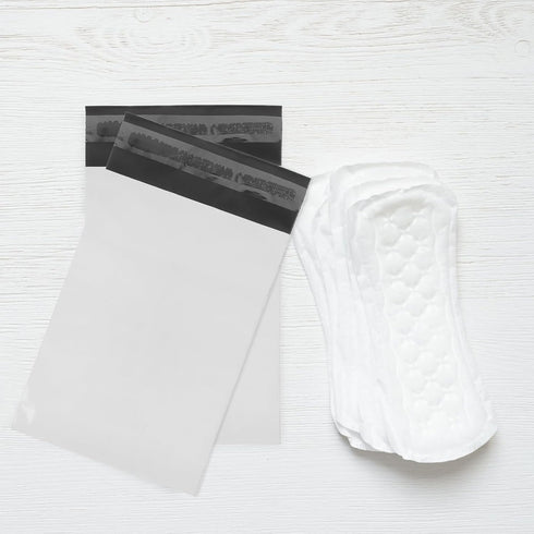 200pcs BESTYASH Menstrual Bags Thickened Napkin Disposal Pouches for Women Waste Bags for Feminine Elegant Design