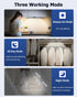 3 Dimmable 14 Inch Closet 64 3600mAh Counter Under Cabinet Lights, Color Motion Sensor Light Indoor, Wireless Lights