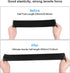 MECCANIXITY Chair Bands, Anti Slip Flexible Seating Elastic Latex Bands, Black Pack of 2, 250mm Length, 1mm Thickness