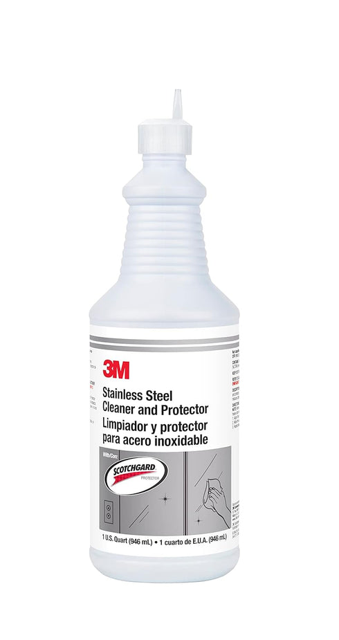 3M Stainless Steel Cleaner & Protector with Scotchgard, Ready-to-Use with Flip-Top Cap