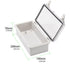 200x100x70mm Outdoor Junction Box - Plastic Latch Universal IP67 Waterproof Project Electrical Box, DIY Electrical