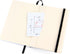 Pentalic Pocket Grid Traveler Journal, 4" x 6", 160 Pages, Black