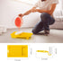 POOVI Tool Trio, Paint Brush, Roller, Sponge, All The Tools You Need to Apply Finish All in One Paint Yellow