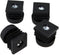 TAODAN 4PCS Square Insert Furniture Adjustable Leveler Nut Plugs Slide Rail Floor Protector