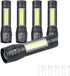 5 Pack Mini Small Pocket LED Flashlight USB-C Rechargeable High Lumens Bright
