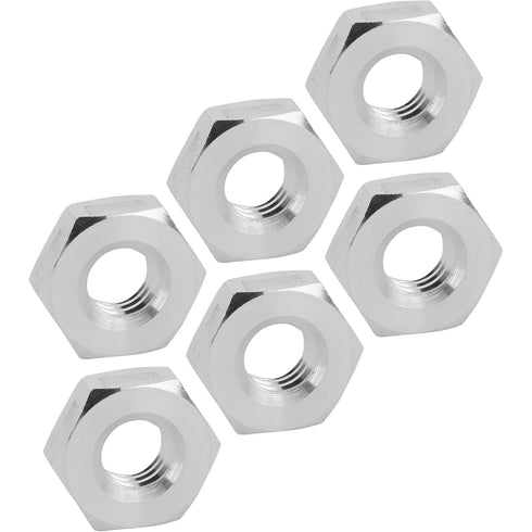 Speedway Motors Aluminum Jam Nuts, 10-32 RH, Pack/6