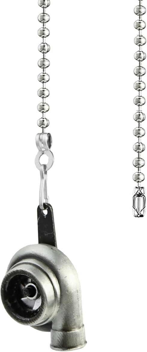 OMYZERO Ceiling Fan Pull Chain Set, 12Inch Turbocharger Fan Pull Chain Extender with