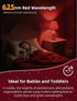 Bulbs E26 A19, 9W (4 Packs) Red Light for Sleep with Remote Control, LED Blue Light Blocking for Sleep Therapy, Baby
