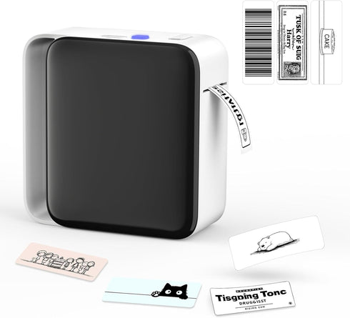 KNAON Y12 Bluetooth Label Maker Machine (No Tape), Wireless Thermal Sticker Printer for
