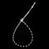 Tegg Snap Lock Pin 1000PCS 5Inch Clear Plastic Adjustable Beaded Tie Lock Pin Security Loop Fasteners