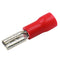 Baomain 0.11" Red Female Insulated Spade Wire Connector, 200PCS Electrical Crimp Terminal 18-22 AWG