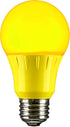 Sunlite 80144 LED A19 Colored Light Bulb, 3 Watts (25W Equivalent), E26 Base, Non-Dimmable, Yellow, 1 Count