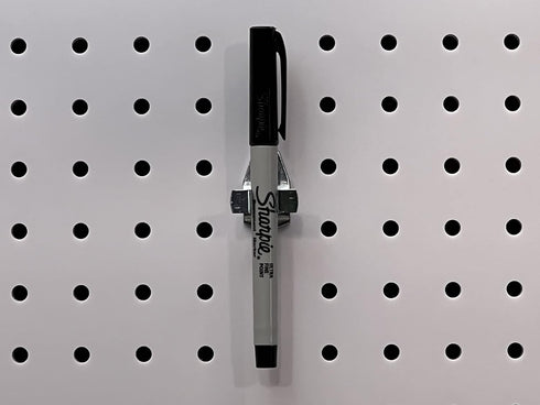 Triton Products Spring Clip Pegboard Hook, 7/8", Pack of 10, Chromate Dipped Steel for 1/8" and 1/4" Pegboards